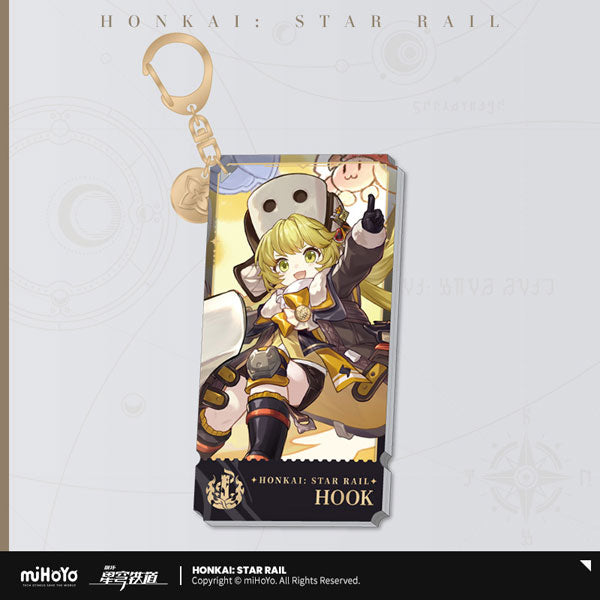 HONKAI STAR RAIL CHARACTER ILLUSTRATION ACRYLIC KEYCHAIN DESTRUCTION PATH