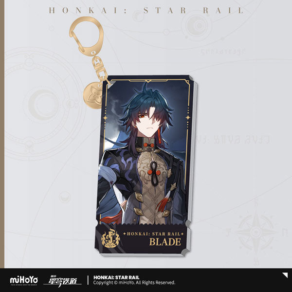 HONKAI STAR RAIL CHARACTER ILLUSTRATION ACRYLIC KEYCHAIN DESTRUCTION PATH