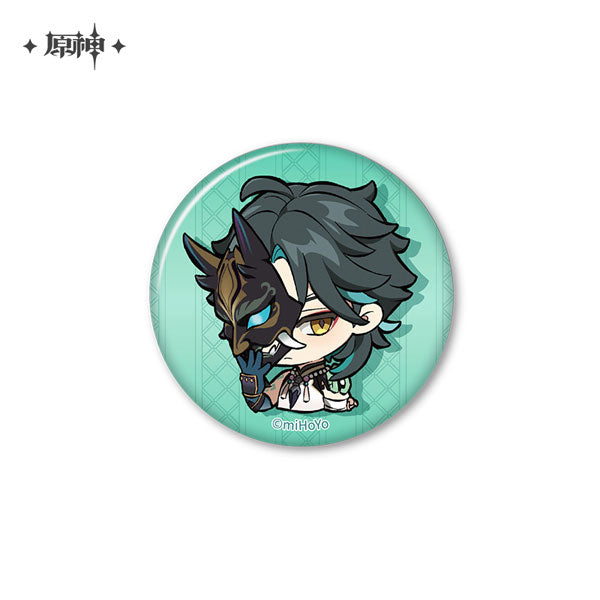 GENSHIN IMPACT CHIBI EMOJI BADGE 2
