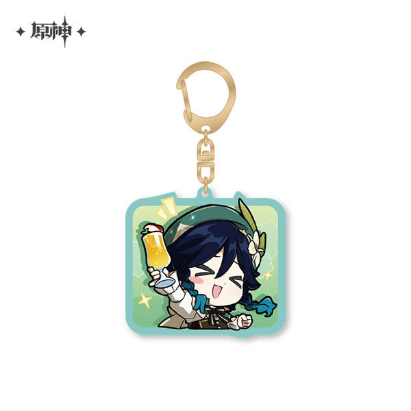GENSHIN IMPACT CHIBI EMOJI KEYCHAIN 2