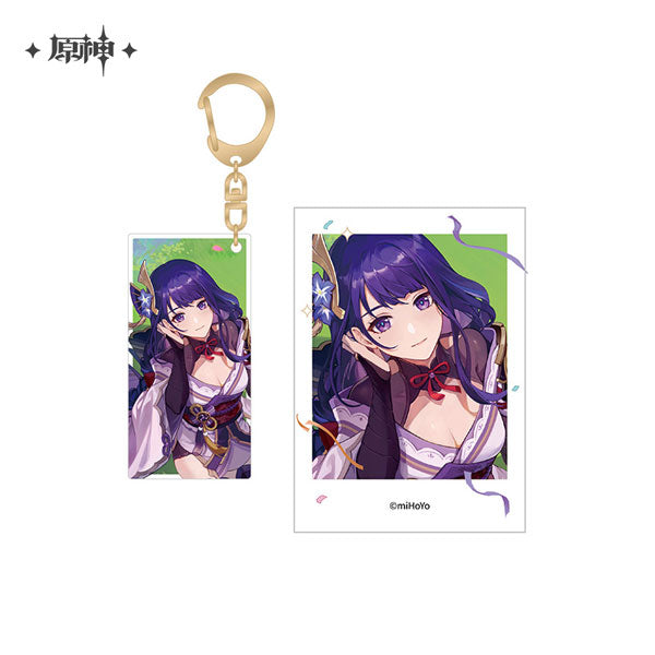 GENSHIN IMPACT GENSHIN FES 2023 CHARACTER ACRYLIC STRAP &amp; INSTANT PHOTO STYLE 2ND ANNIVERSARY