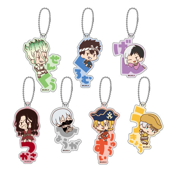 Dr STONE Name Pitanko Acrylic Keychain