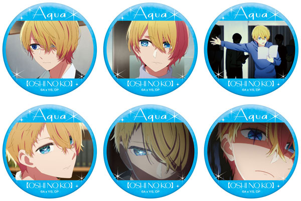 OSHI NO KO OSHI CHARACTER BADGE COLLECTION AQUA