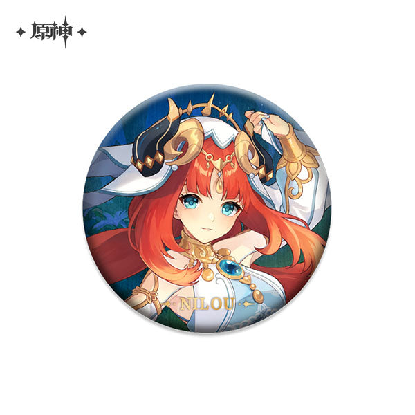 GENSHIN IMPACT CHARACTER TIN BADGES
