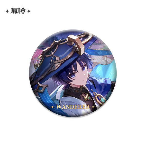 GENSHIN IMPACT CHARACTER TIN BADGES