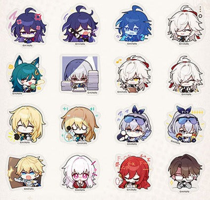 POM-POM PAVILLION SERIES CHIBI STICKER SET