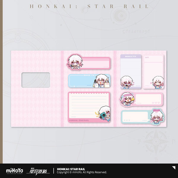 HONKAI STAR RAIL POM-POM PAVILLION SERIES STICKY NOTES SET
