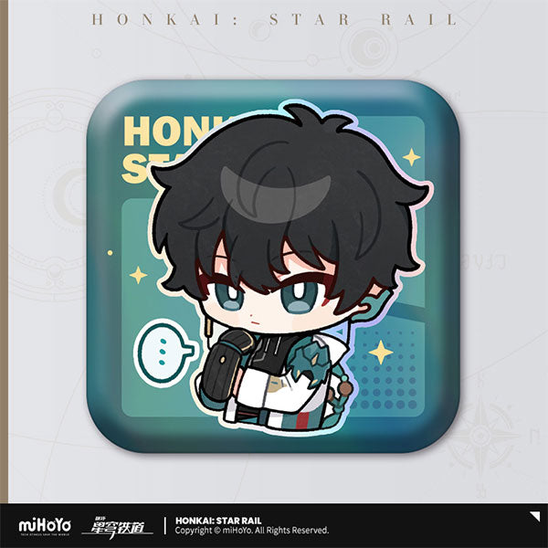 HONKAI STAR RAIL POM-POM PAVILLION SERIES SQUARE TIN BADGE
