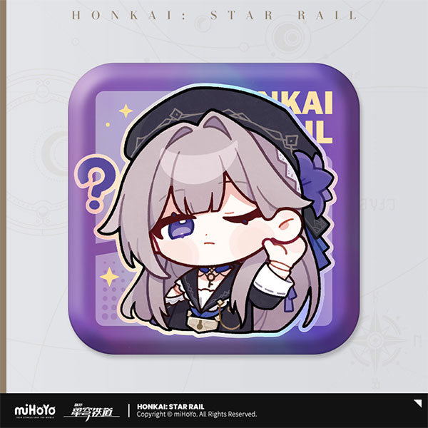 HONKAI STAR RAIL POM-POM PAVILLION SERIES SQUARE TIN BADGE