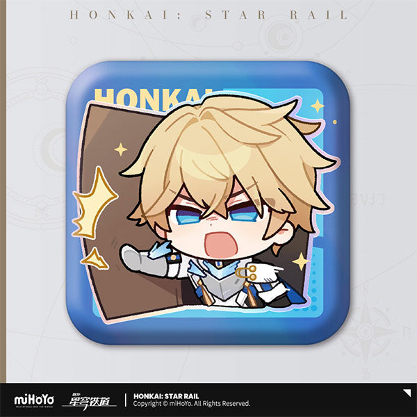 HONKAI STAR RAIL POM-POM PAVILLION SERIES SQUARE TIN BADGE