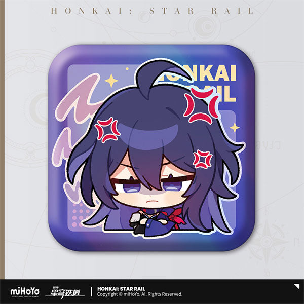 HONKAI STAR RAIL POM-POM PAVILLION SERIES SQUARE TIN BADGE