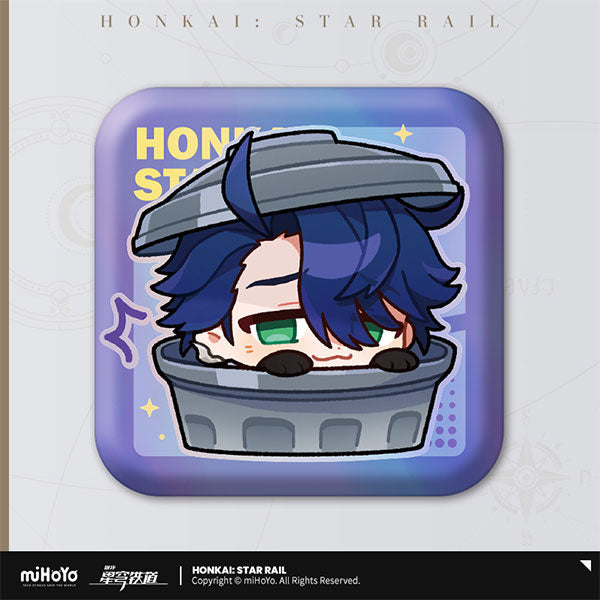 HONKAI STAR RAIL POM-POM PAVILLION SERIES SQUARE TIN BADGE
