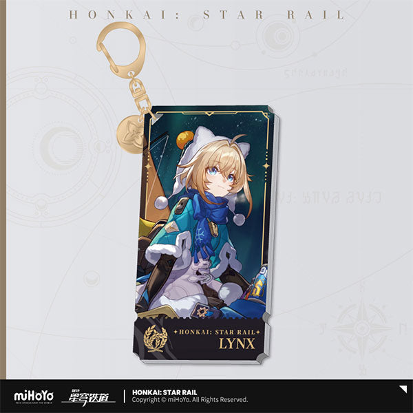 HONKAI STAR RAIL CHARACTER ILLUSTRATION ACRYLIC KEYCHAIN THE ABUNDANCE PATH