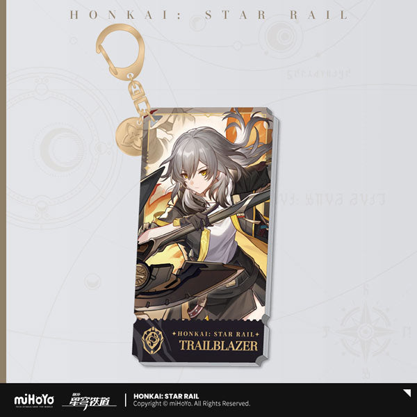 HONKAI STAR RAIL CHARACTER ILLUSTRATION ACRYLIC KEYCHAIN DESTRUCTION PATH