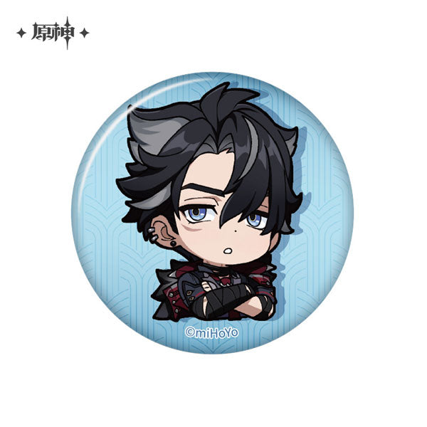 GENSHIN IMPACT CHIBI EMOJI BADGE 2