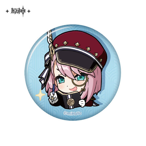 GENSHIN IMPACT CHIBI EMOJI BADGE 2