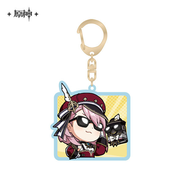 GENSHIN IMPACT CHIBI EMOJI KEYCHAIN 2