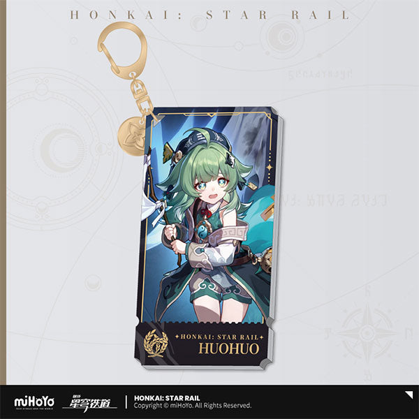 HONKAI STAR RAIL CHARACTER ILLUSTRATION ACRYLIC KEYCHAIN THE ABUNDANCE PATH