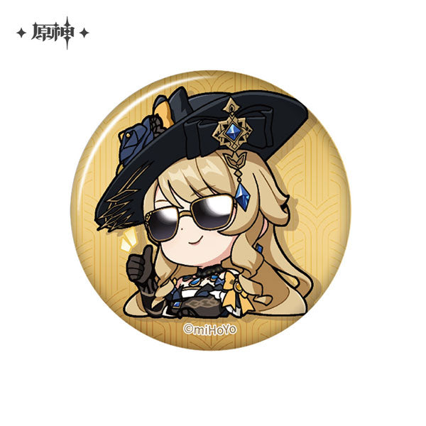 GENSHIN IMPACT CHIBI EMOJI BADGE 2