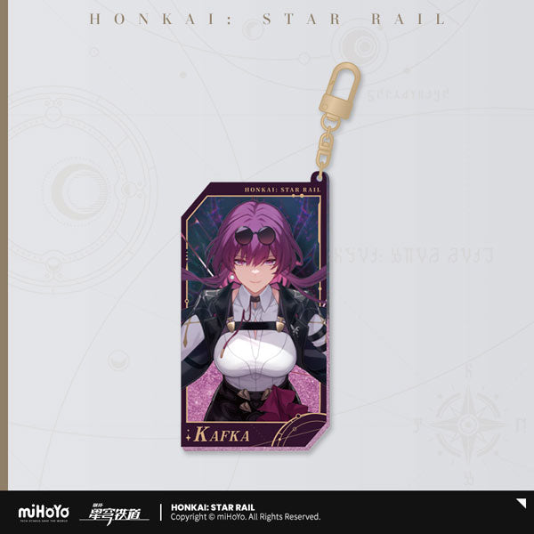 HONKAI: STAR RAIL ALL-STARS INVITE SERIES GLITTER ACRYLIC KEYCHAIN