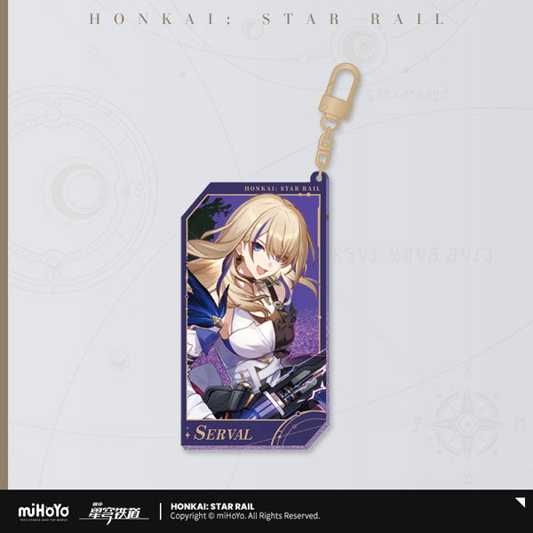 HONKAI: STAR RAIL ALL-STARS INVITE SERIES GLITTER ACRYLIC KEYCHAIN