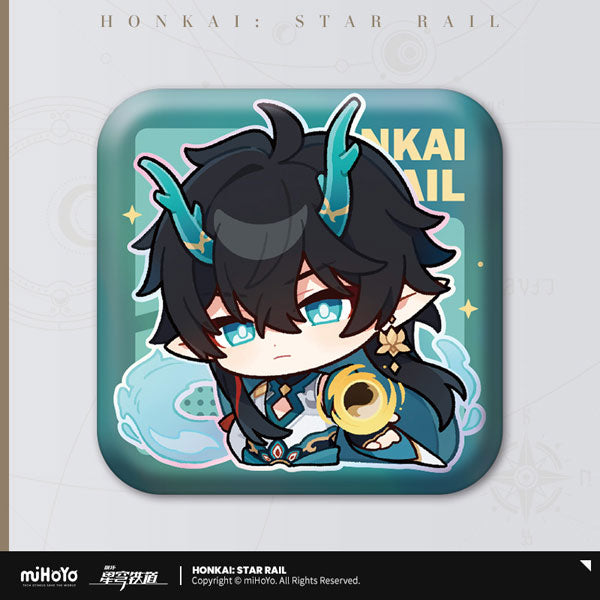 HONKAI STAR RAIL POM-POM PAVILLION SERIES SQUARE TIN BADGE 2