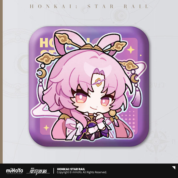 HONKAI STAR RAIL POM-POM PAVILLION SERIES SQUARE TIN BADGE 2