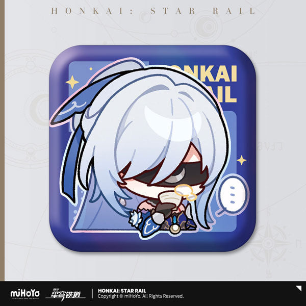 HONKAI STAR RAIL POM-POM PAVILLION SERIES SQUARE TIN BADGE 2