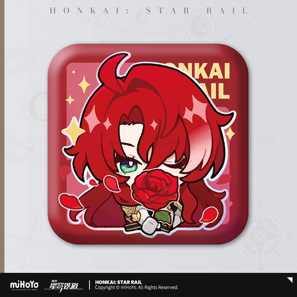 HONKAI STAR RAIL POM-POM PAVILLION SERIES SQUARE TIN BADGE 2