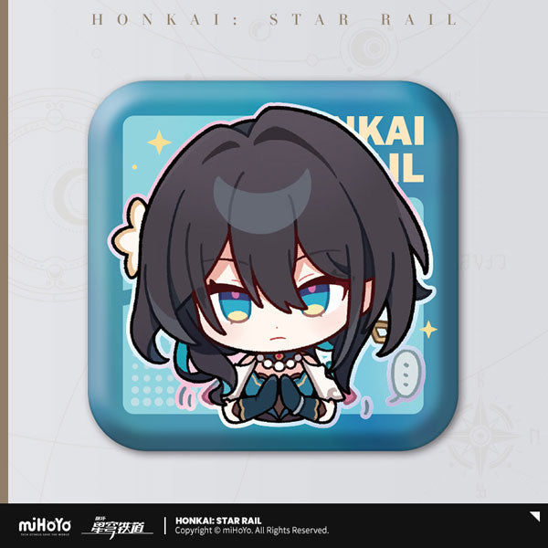 HONKAI STAR RAIL POM-POM PAVILLION SERIES SQUARE TIN BADGE 2