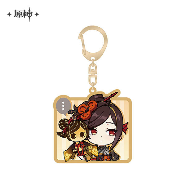 GENSHIN IMPACT CHIBI EMOJI KEYCHAIN 2