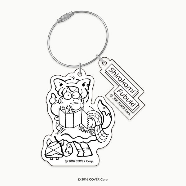 HOLOLIVE MEET 2024 DEFORMED ILLUSTRATION DOUBLE ACRYLIC KEYCHAIN