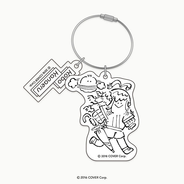 HOLOLIVE MEET 2024 DEFORMED ILLUSTRATION DOUBLE ACRYLIC KEYCHAIN