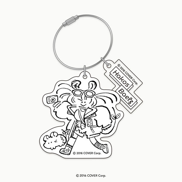 HOLOLIVE MEET 2024 DEFORMED ILLUSTRATION DOUBLE ACRYLIC KEYCHAIN