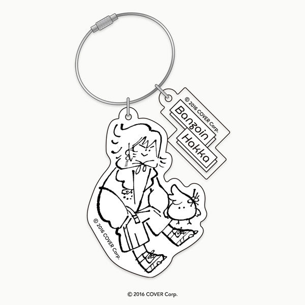 HOLOLIVE MEET 2024 DEFORMED ILLUSTRATION DOUBLE ACRYLIC KEYCHAIN