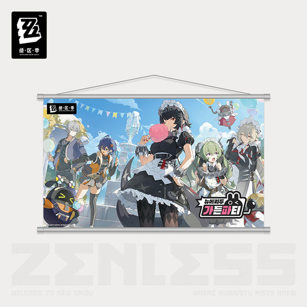 ZENLESS ZONE ZERO NEW ERIDU GARDEN PARTY SERIES WALL SCROLL