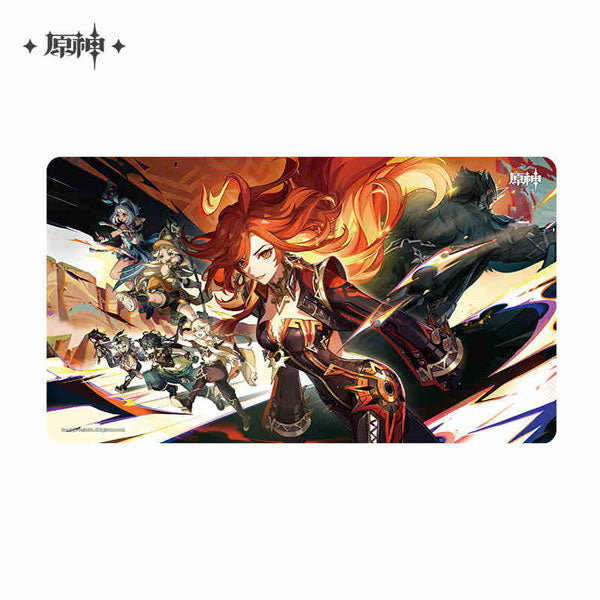 GENSHIN IMPACT FLOWERS RESPLENDENT ON THE SUN-SCORCHED SOJOURN MOUSE PAD