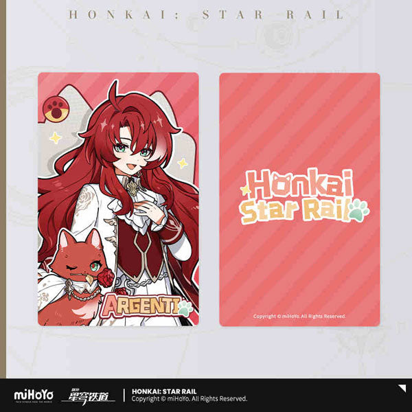 HONKAI: STAR RAIL CHIBI CAT SERIES TICKET STYLE CARD - Oh Gatcha