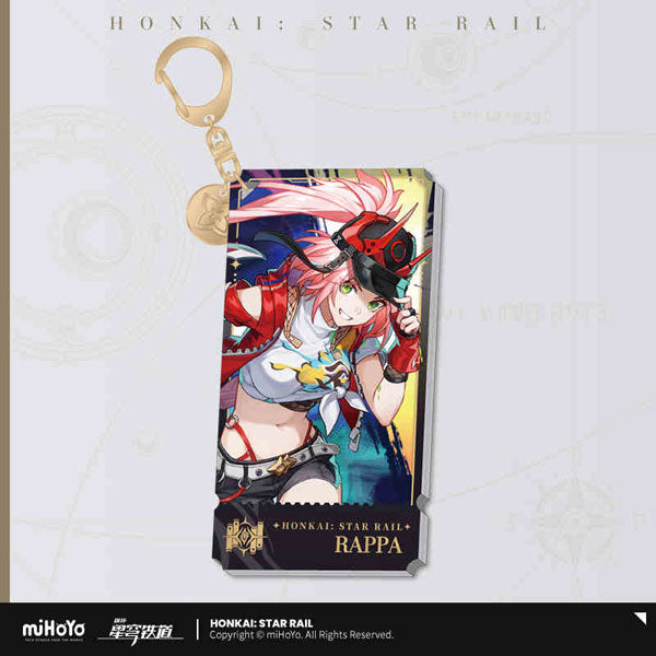 HONKAI STAR RAIL CHARACTER ILLUSTRATION ACRYLIC KEYCHAIN THE ERUDITION PATH