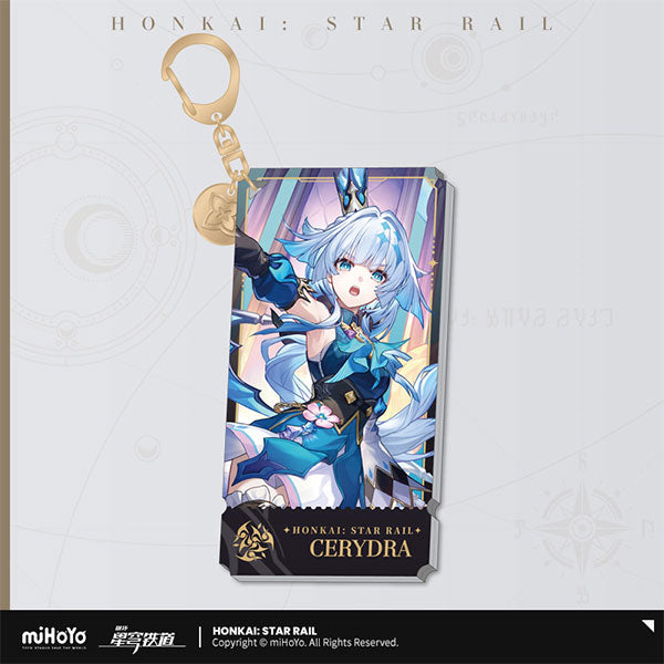 HONKAI STAR RAIL CHARACTER ILLUSTRATION ACRYLIC KEYCHAIN THE HARMONY PATH