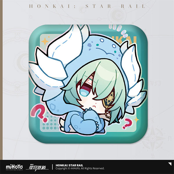Honkai: Star Rail Pom-Pom Gallery Series Square Tin Badge