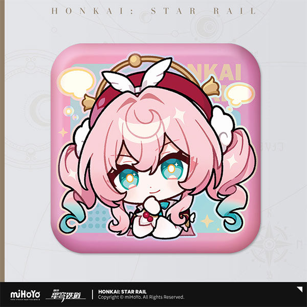 Honkai: Star Rail Pom-Pom Gallery Series Square Tin Badge