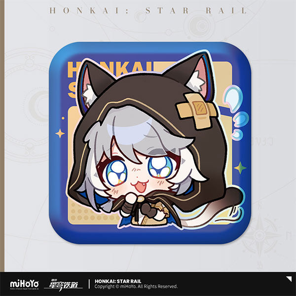 Honkai: Star Rail Pom-Pom Gallery Series Square Tin Badge
