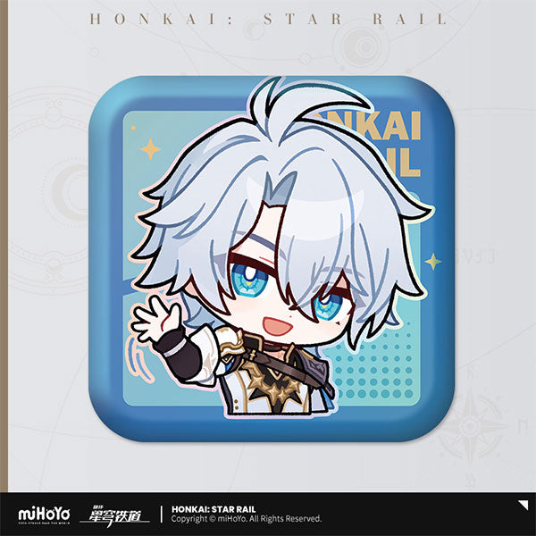 Honkai: Star Rail Pom-Pom Gallery Series Square Tin Badge