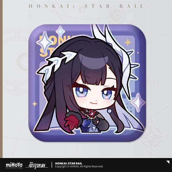 Honkai: Star Rail Pom-Pom Gallery Series Square Tin Badge
