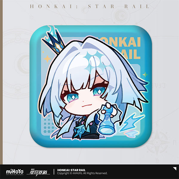 Honkai: Star Rail Pom-Pom Gallery Series Square Tin Badge