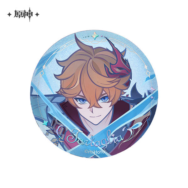 Genshin Impact: Travels Through the Shadow Series Character Pin Badge Tartaglia