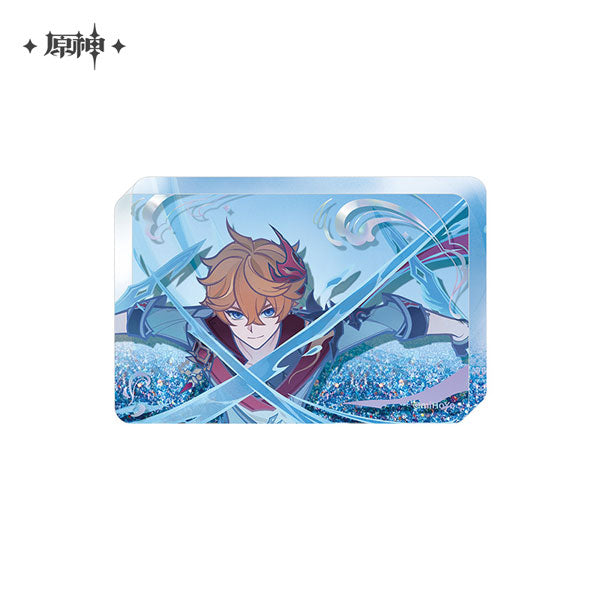 Genshin Impact: Eiyou Travelogue Series Glitter Acrylic Block Tartaglia