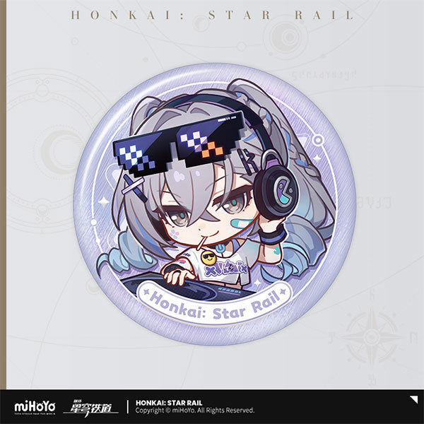 Honkai: Star Rail The Medal of the Nameless Series Tinplate Badge