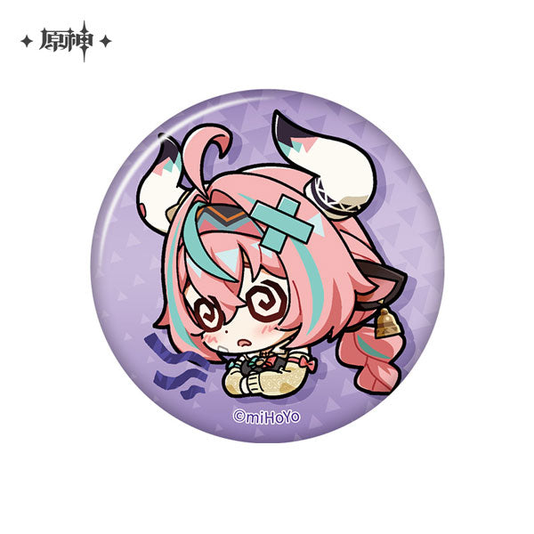 GENSHIN IMPACT CHIBI EMOJI BADGE 3